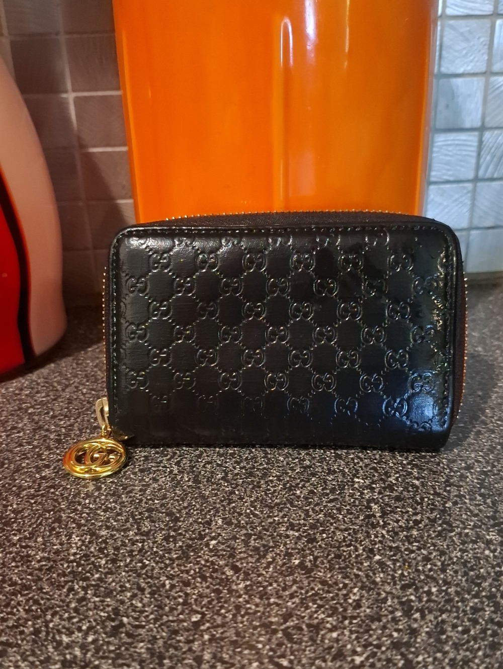 Gucci Mini Monogram Card Wallet